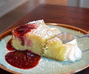 house-made olive oil cake